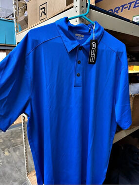 Ogio Men's Blue Polo Shirt Size XL NWT